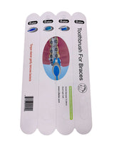 Braces Toothbrush| Soft Bristle Orthodontic Toothbrush for Cleaning Ortho Braces | U Shaped Portable Toothbrushes for Braces| Set of 4